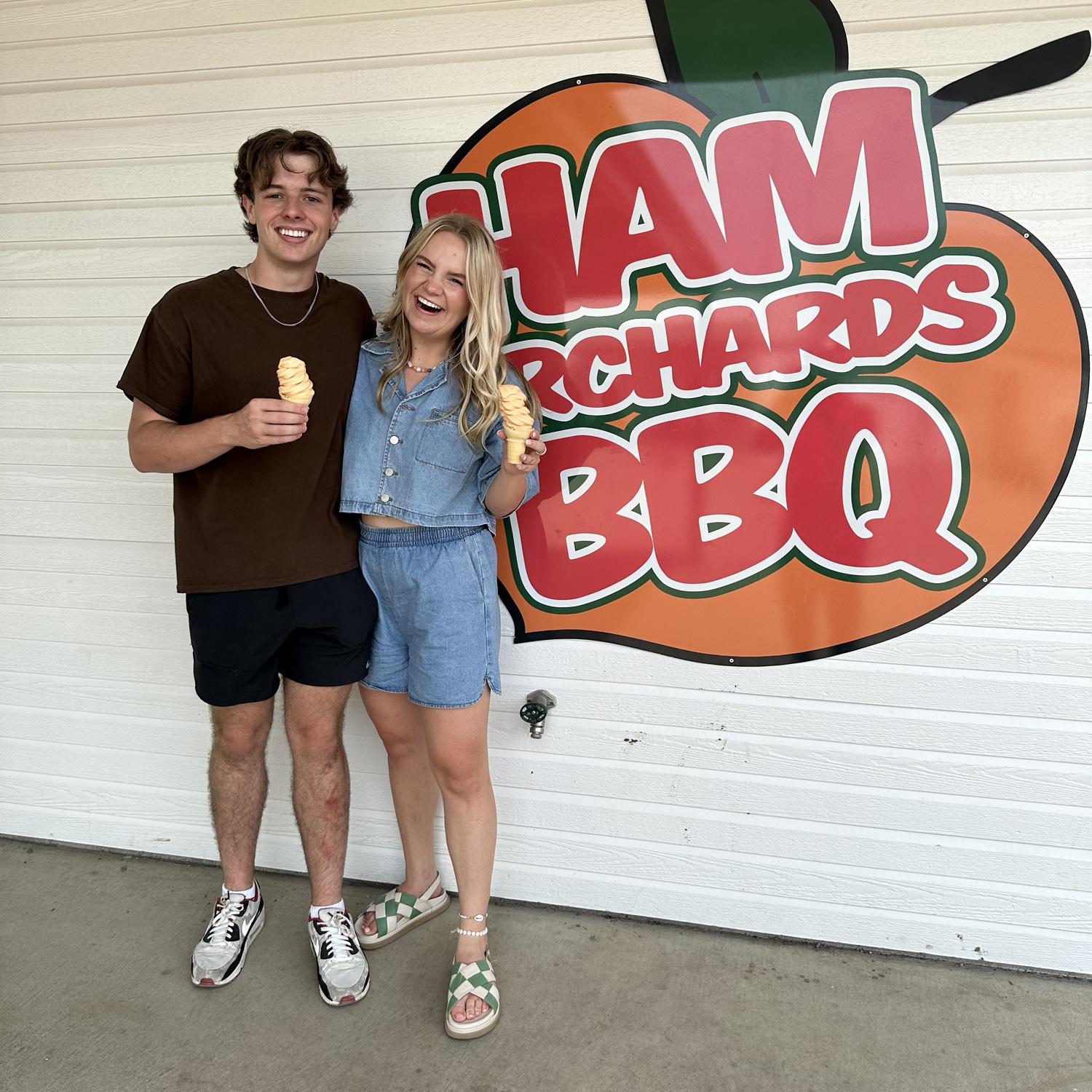 He took me to Ham's for my birthday and this is also the day I found out he wasn't vaccinated, I jumped for joy! ð