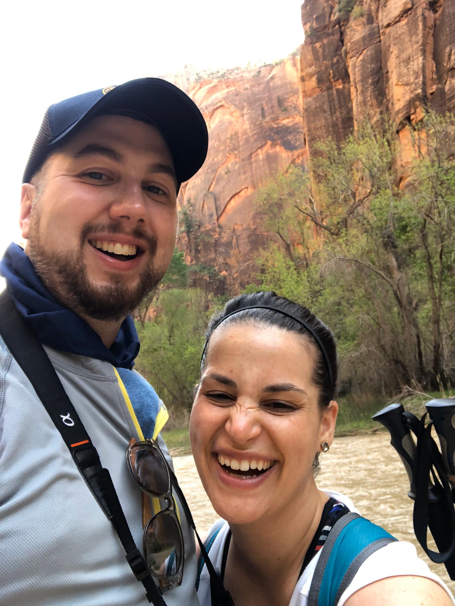 The Narrows at Zion NP in Utah