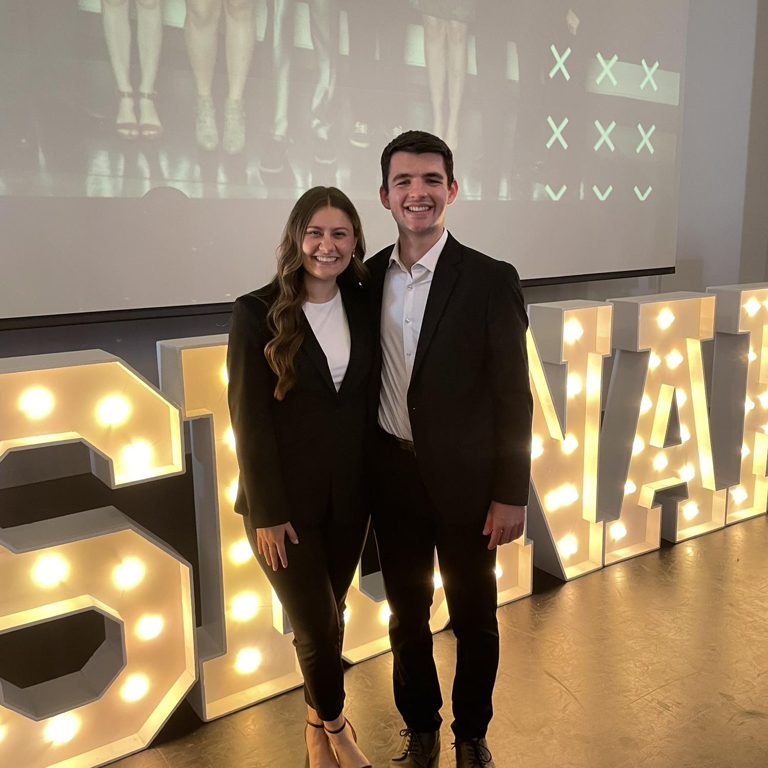 Logan and Emma have been very involved in the Honors College at GCU and helped put on their leadership conference with over 200 attendees!