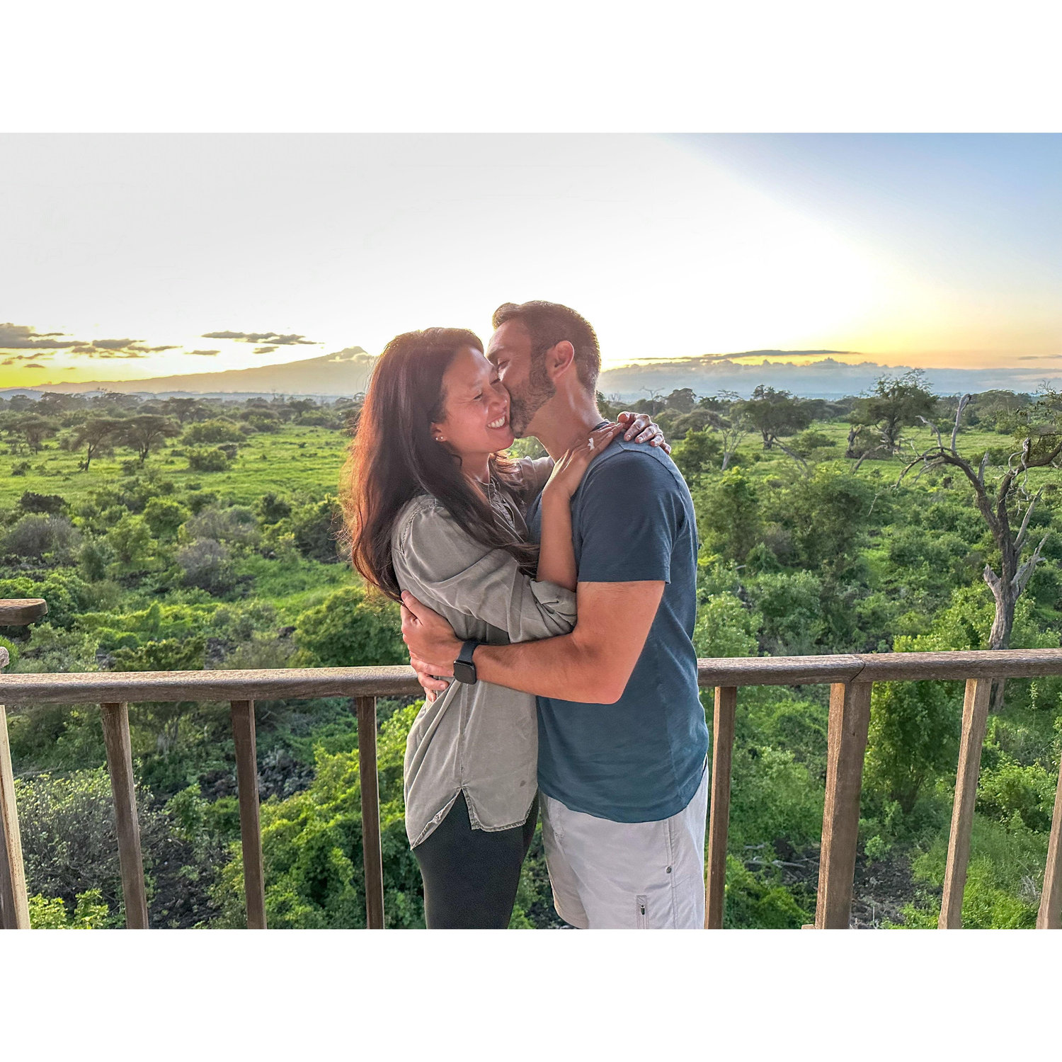 Right after I said 'Yes I will marry you' in Kenya. Your Save the Date card!