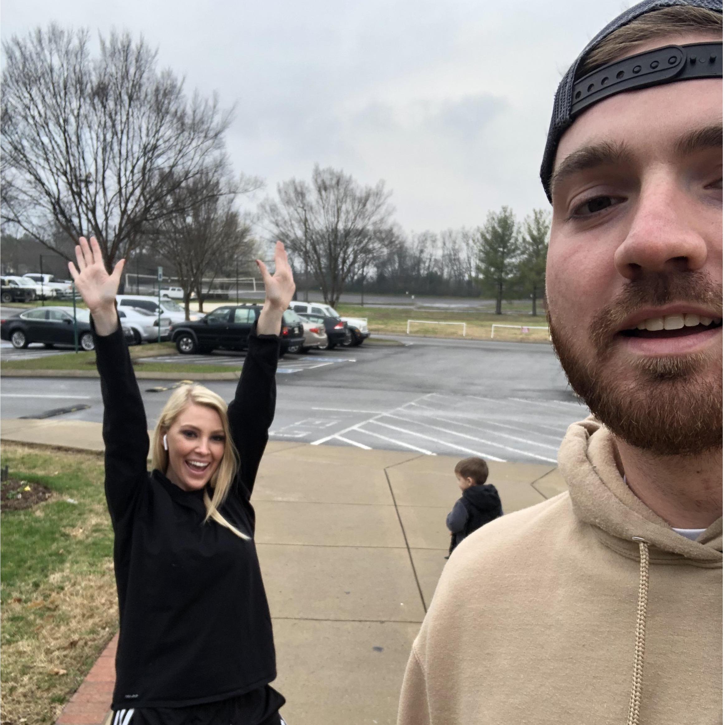 That feeling after a workout!