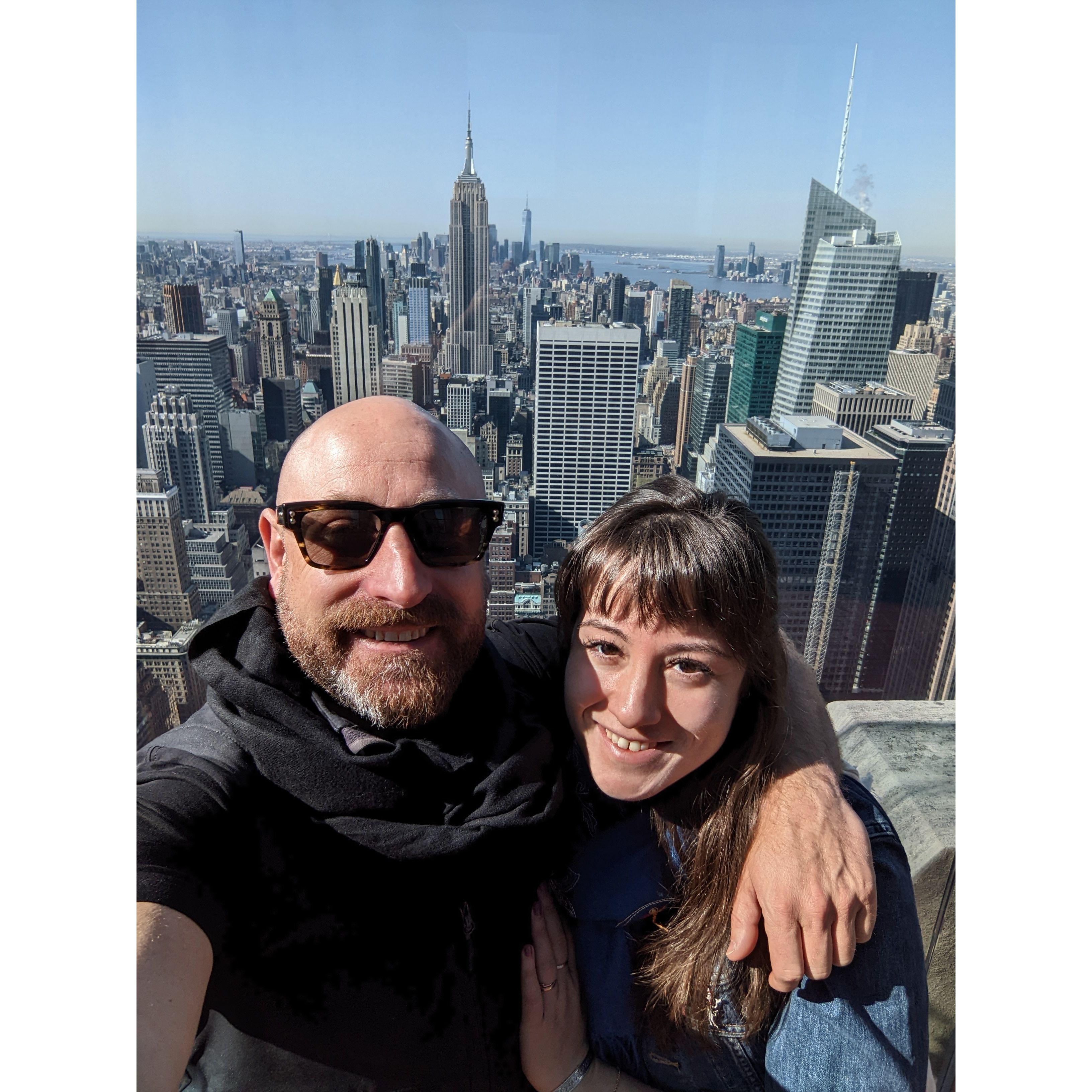 We have climbed tall buildings