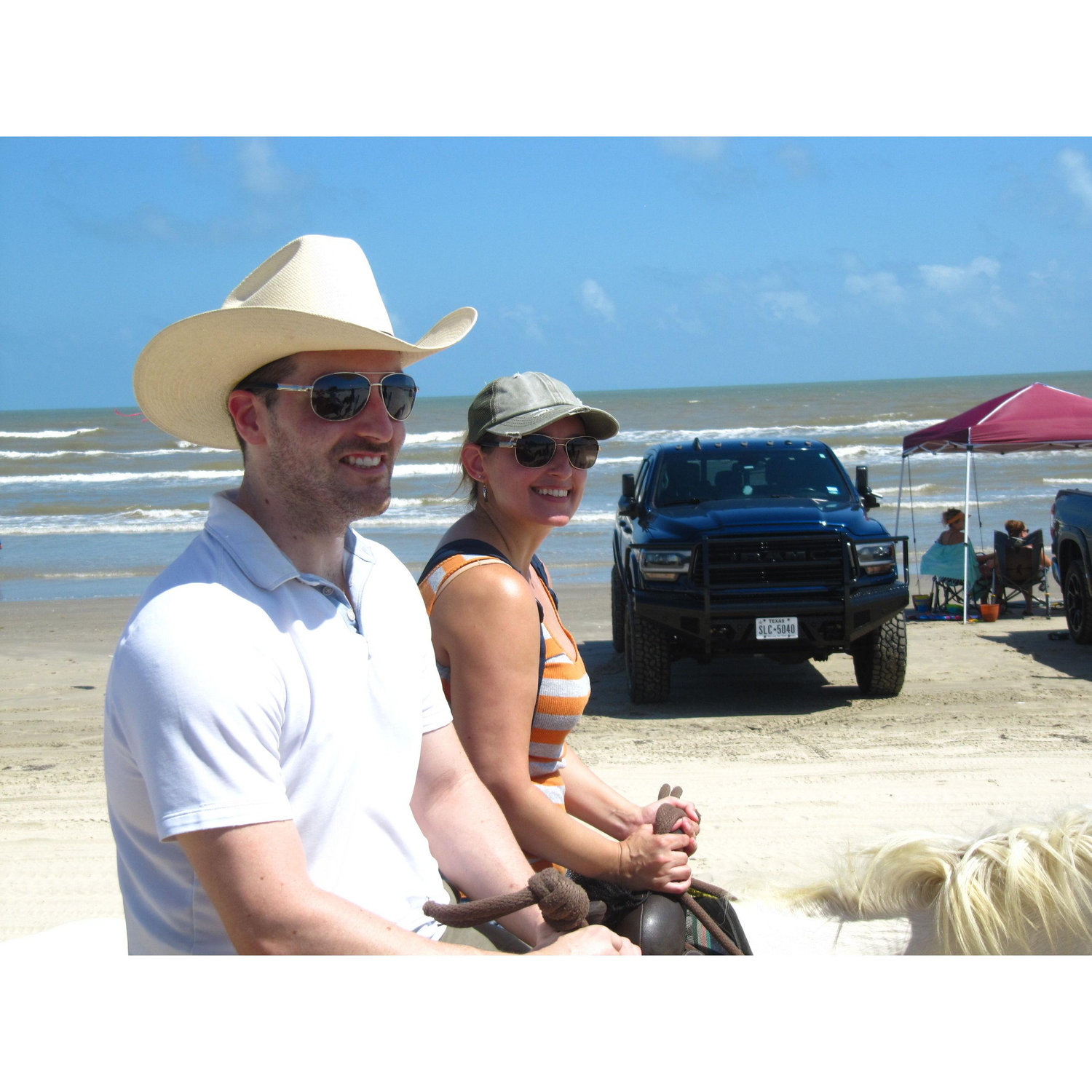 I surprised Danny with horseback riding on the Beach for Danny's birthday!