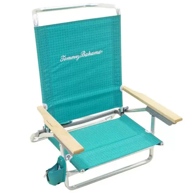 Tommy Bahama 5 Position Lay Flat Folding Beach Chair