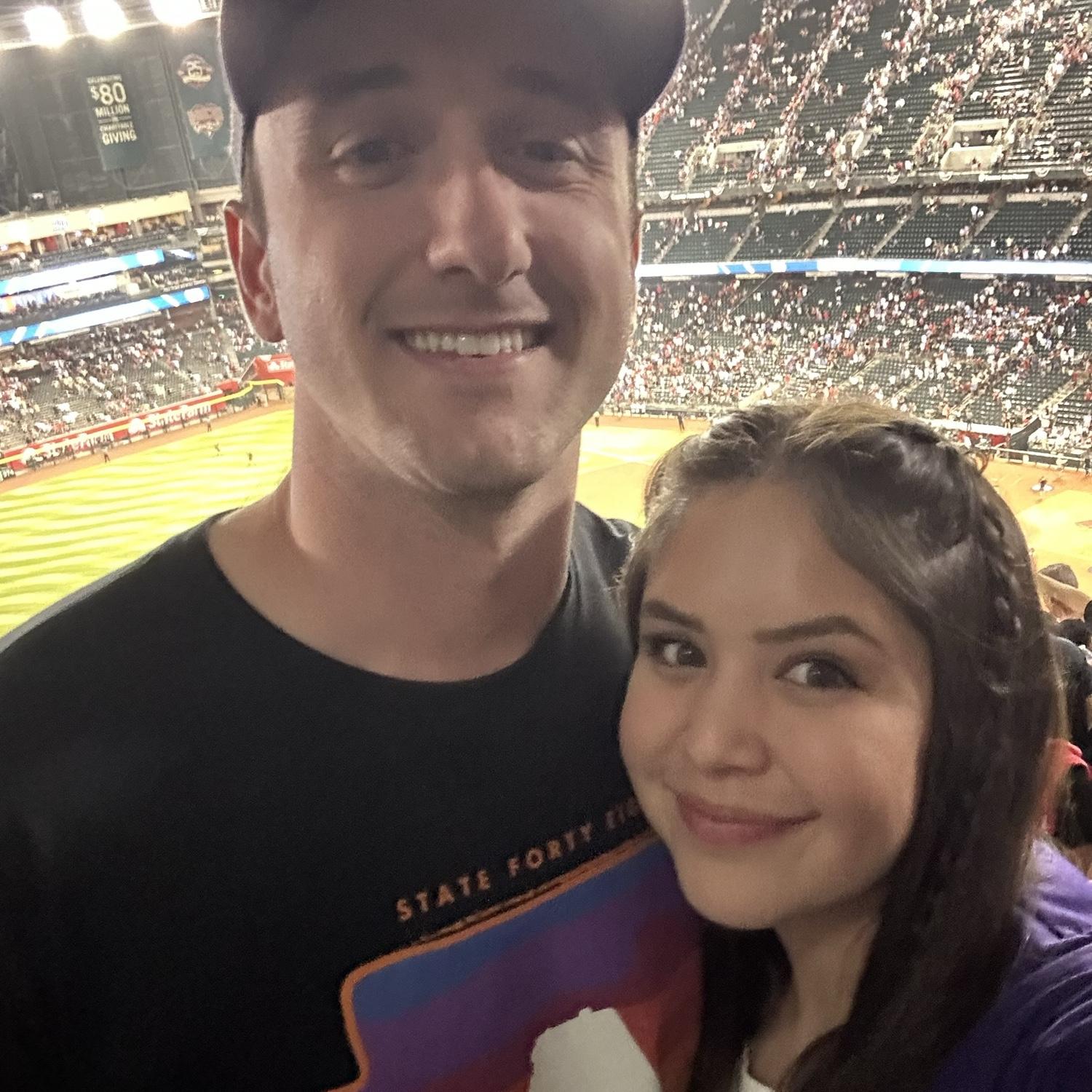 Went to the World Series together, this was the Phillies series so no tears at this game!