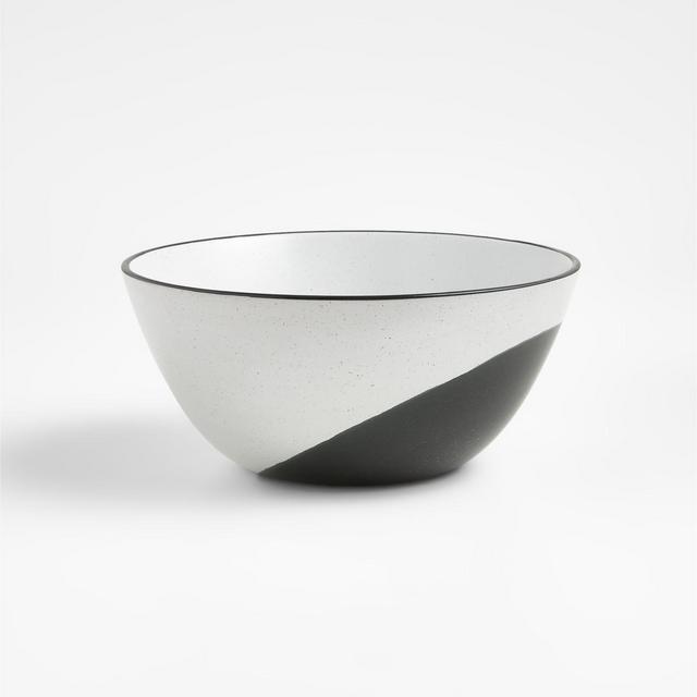 Thero Small Black-and-White Mixing Bowl