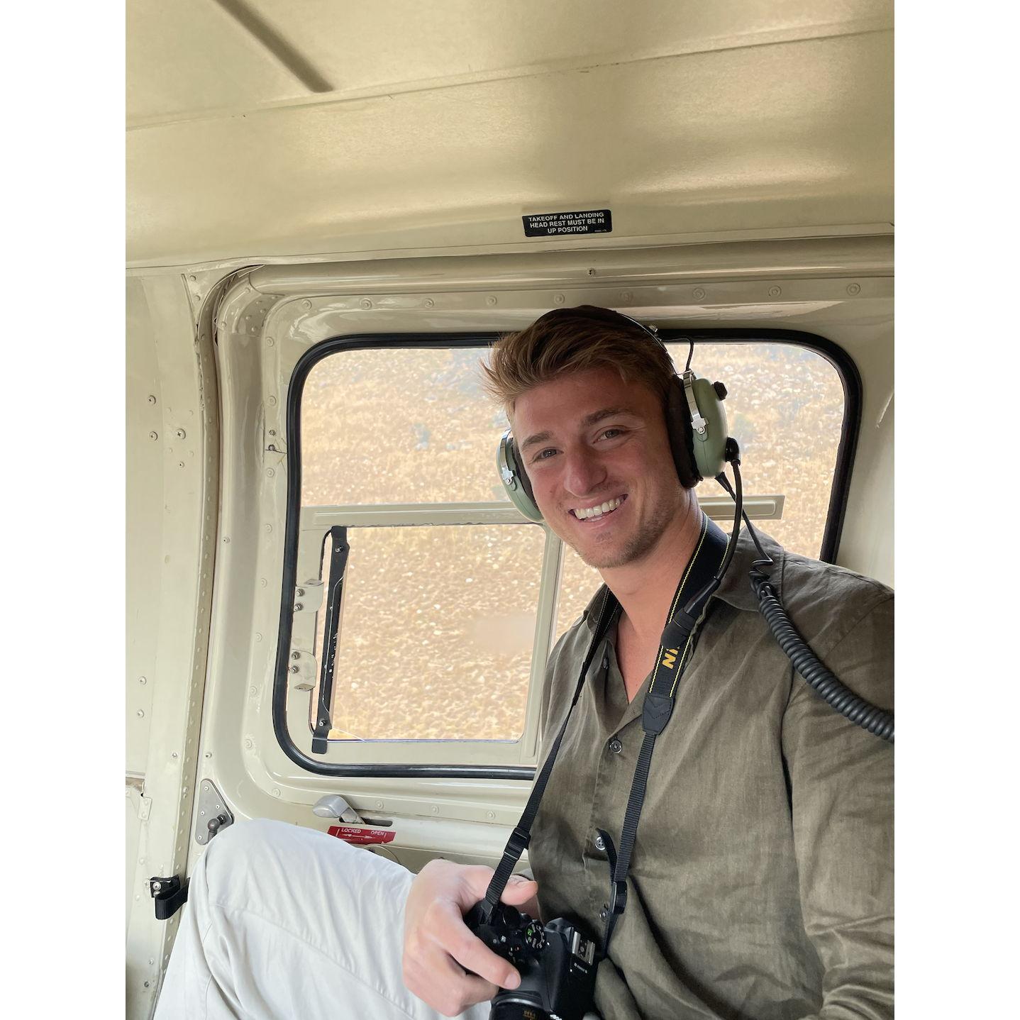 Right before he popped the question!