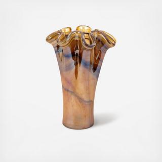 Onda Glass Short Vase