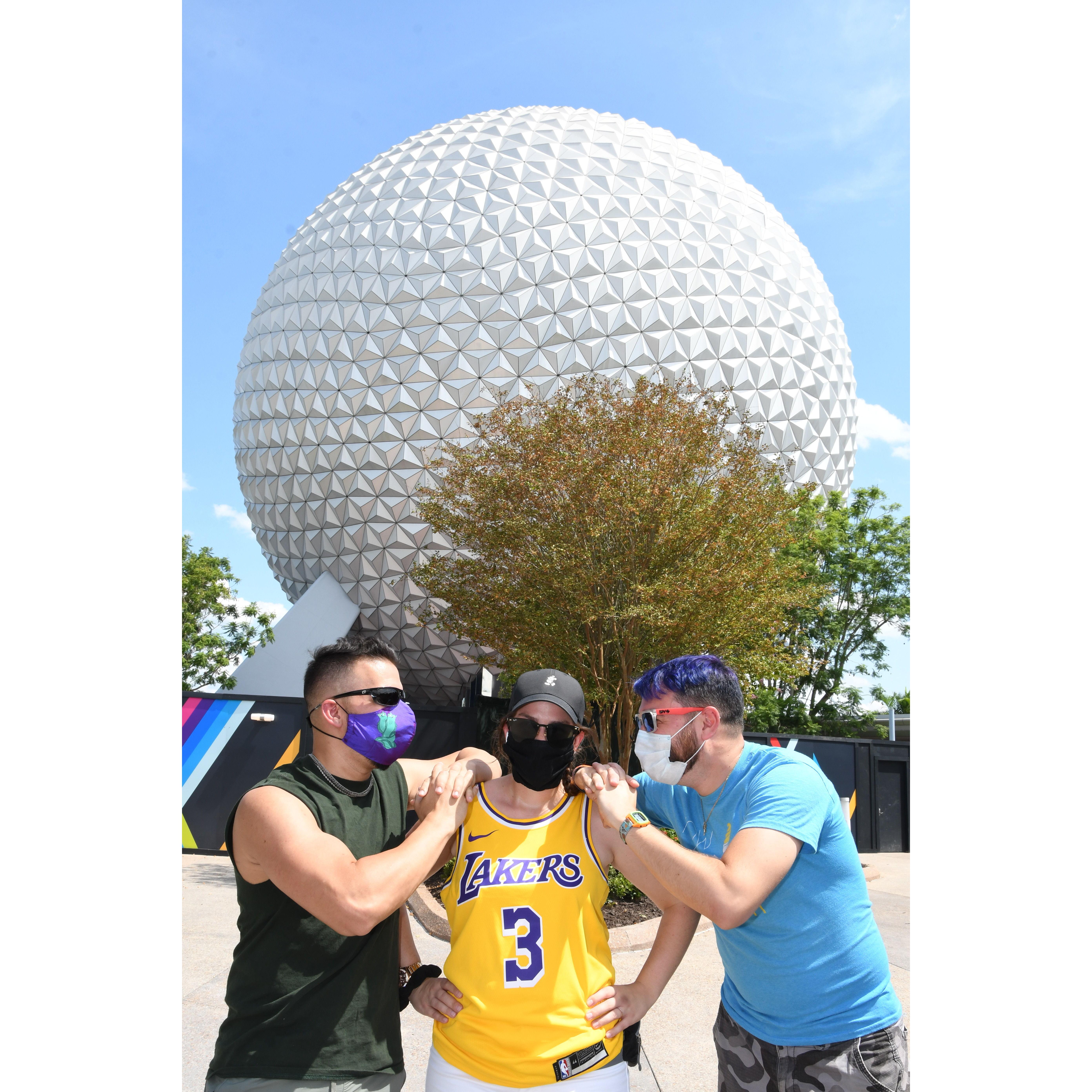 Getting to return to Epcot for the first time since Covid with Jaimie. The photographer took some really odd photos...