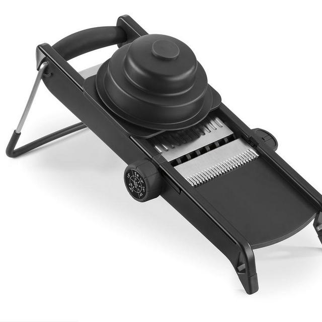 Cuisinart Black Non-Handled Mandoline Slicer with Stainless Steel Blades, 4 Slicing Options