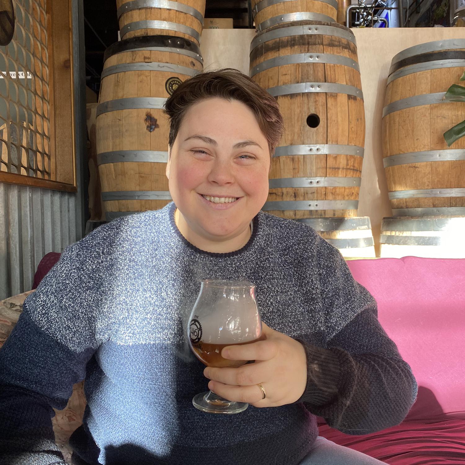 Wedding Day! Wood's High Mountain Distillery for celebratory drinks
