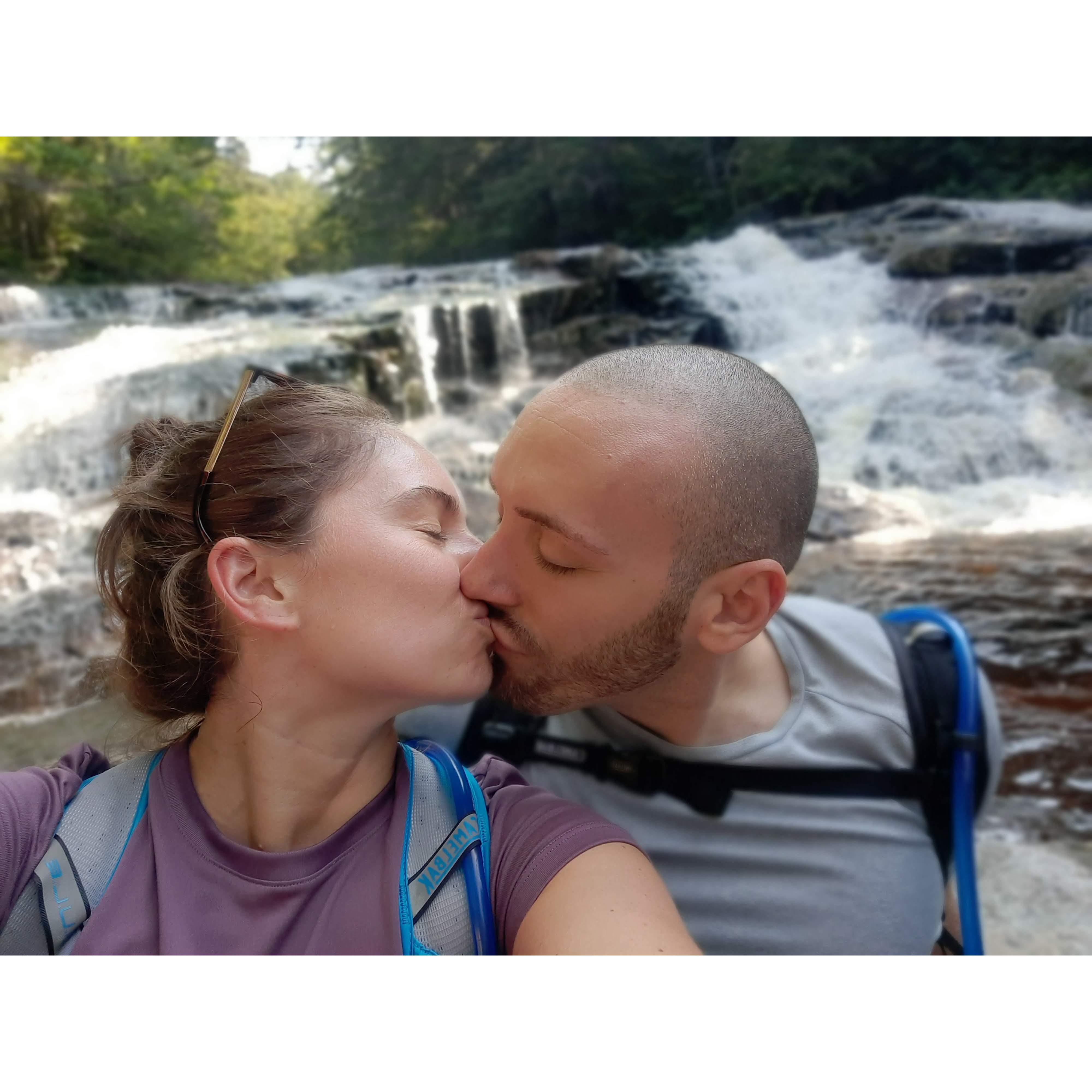 Our first getaway together in Lincoln, NH.