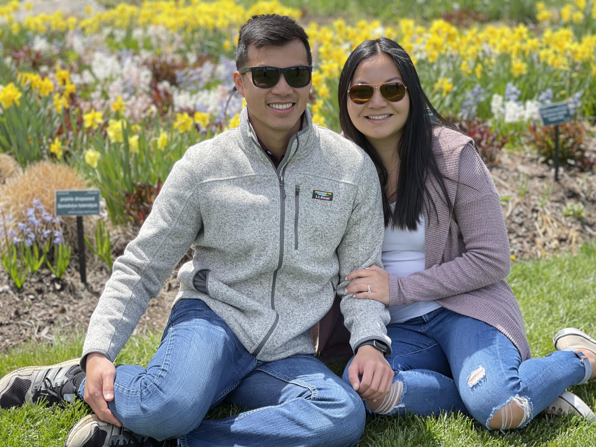 Spring time at the botanical gardens in Boothbay, ME