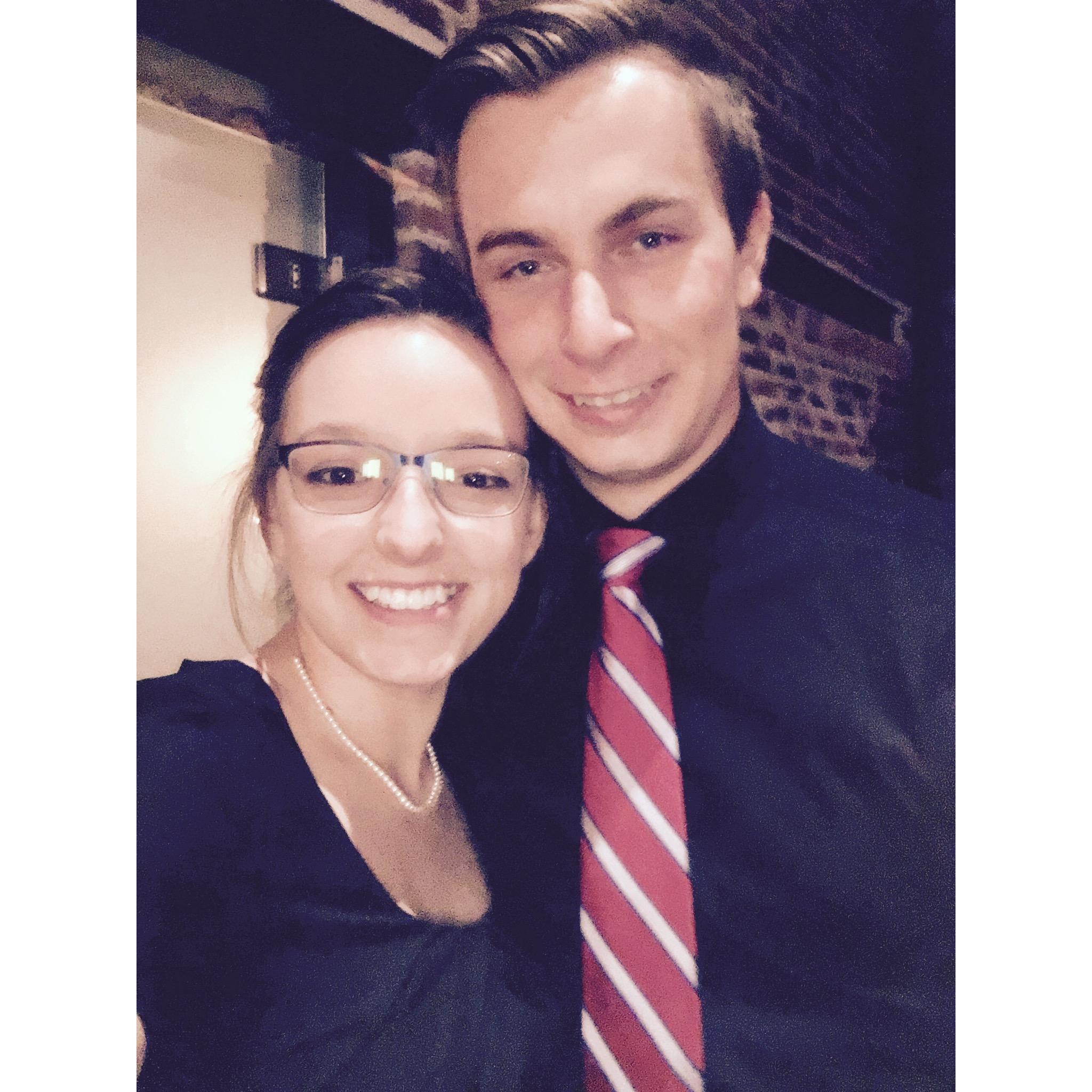 Jennifer's final Alpha Gamma Delta Formal 2017