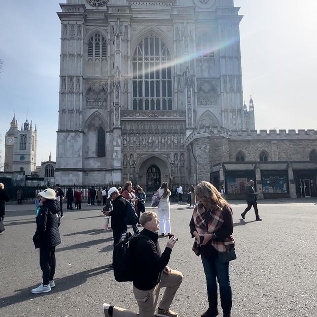 THE PROPOSAL!! March 26, 2024
Westminster Abbey, London England