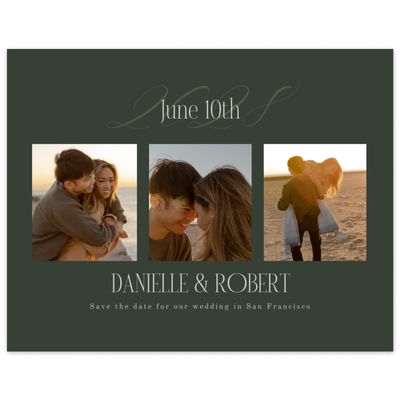 Deep Forest, Green Wedding Digital Save the Date - Palenque Photo
