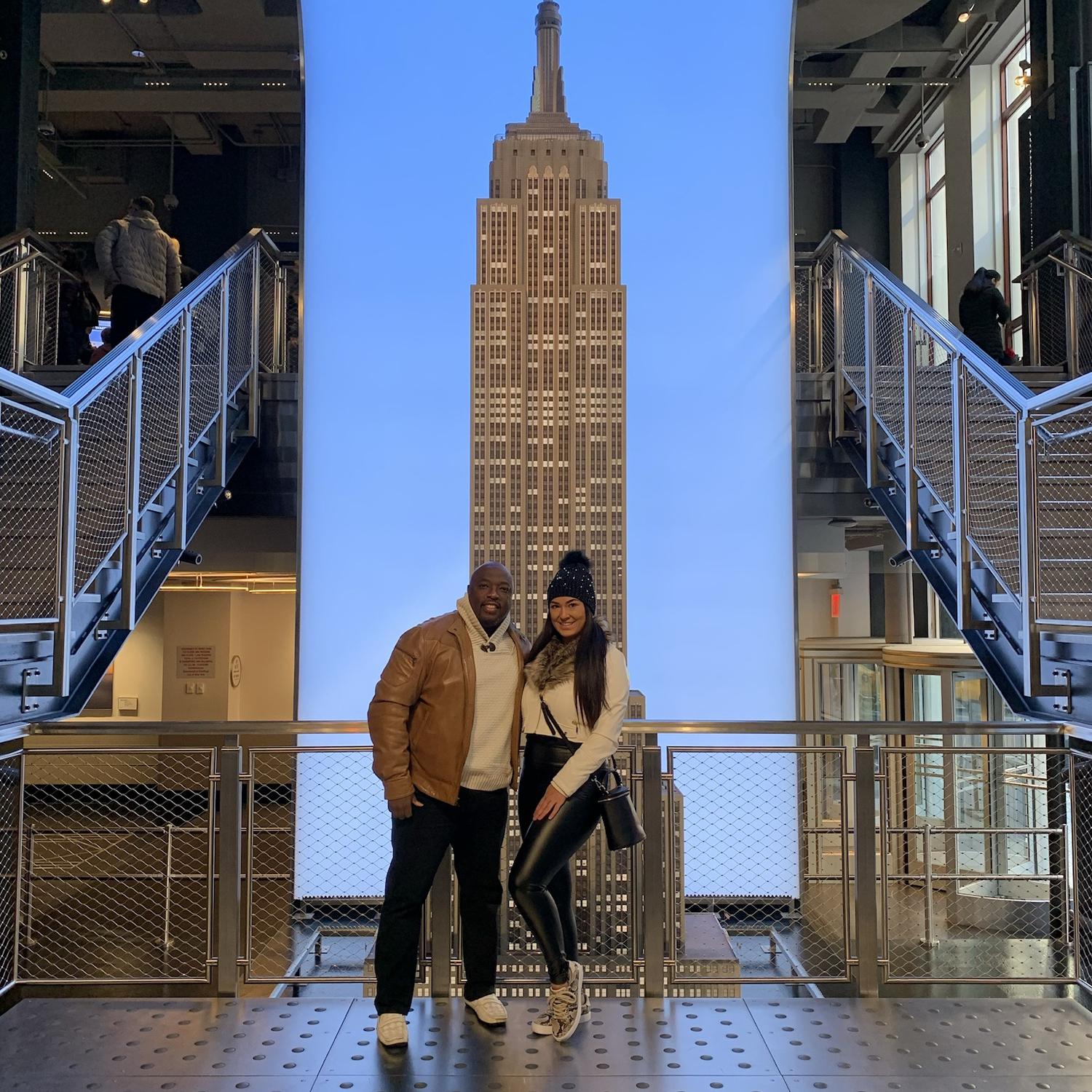 Tony took me to New York for my birthday!