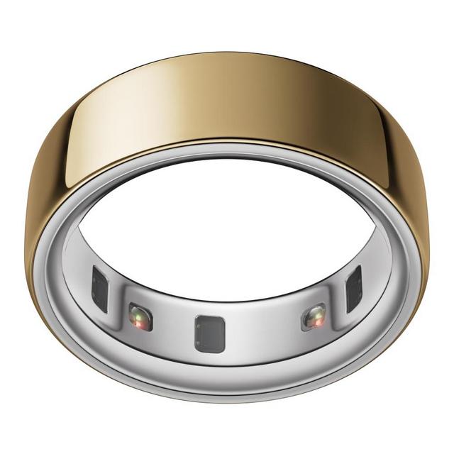 Oura Ring 4 - Gold - Size 9 - Smart Ring - Size First with Oura Ring 4 Sizing Kit - Sleep Tracking Wearable - Heart Rate - Fitness Tracker - Up to 8 Days of Battery Life