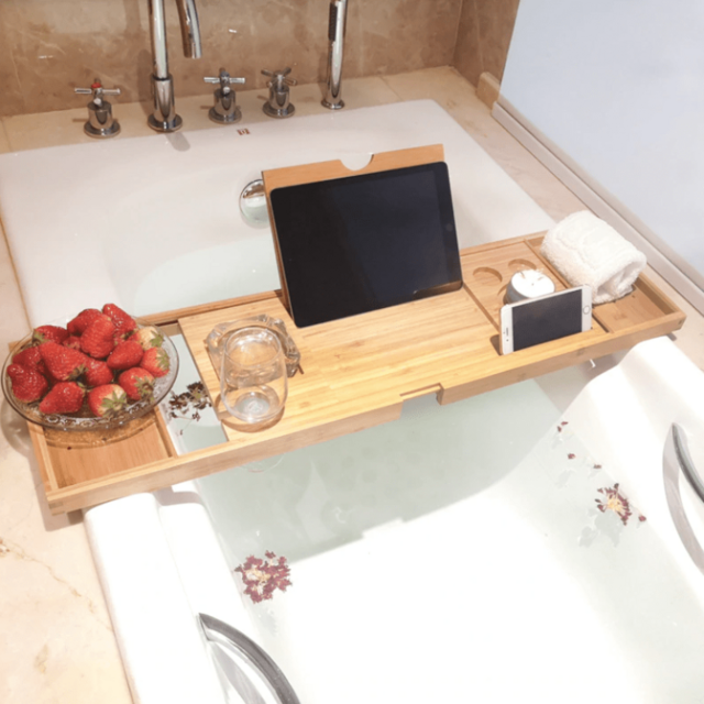Bamboo Bathtub Tray