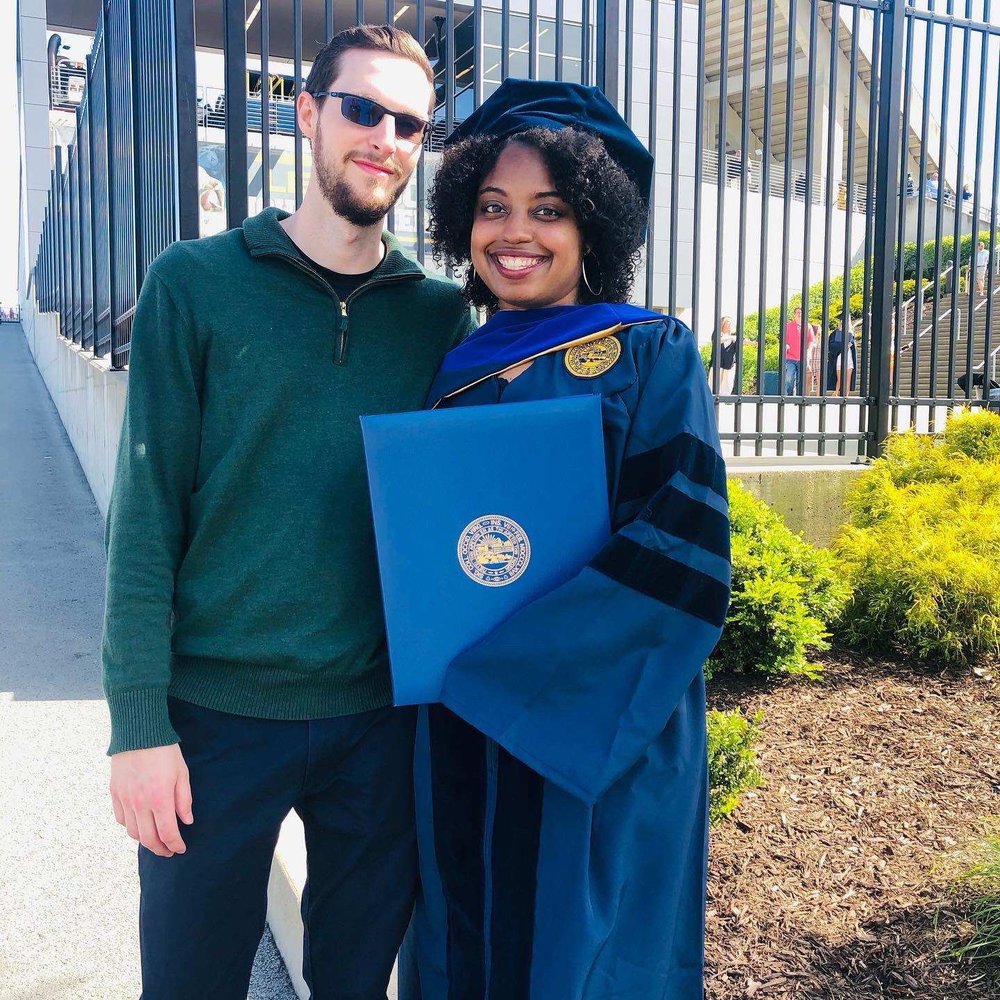 2021 Graduation from WVU (finally got that PhD!)