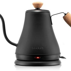 Bodum 27oz Bistro Gooseneck Electric Water Kettle, Matte Black