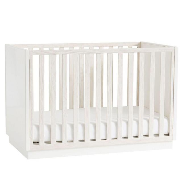 Modernist, Convertible Crib, White