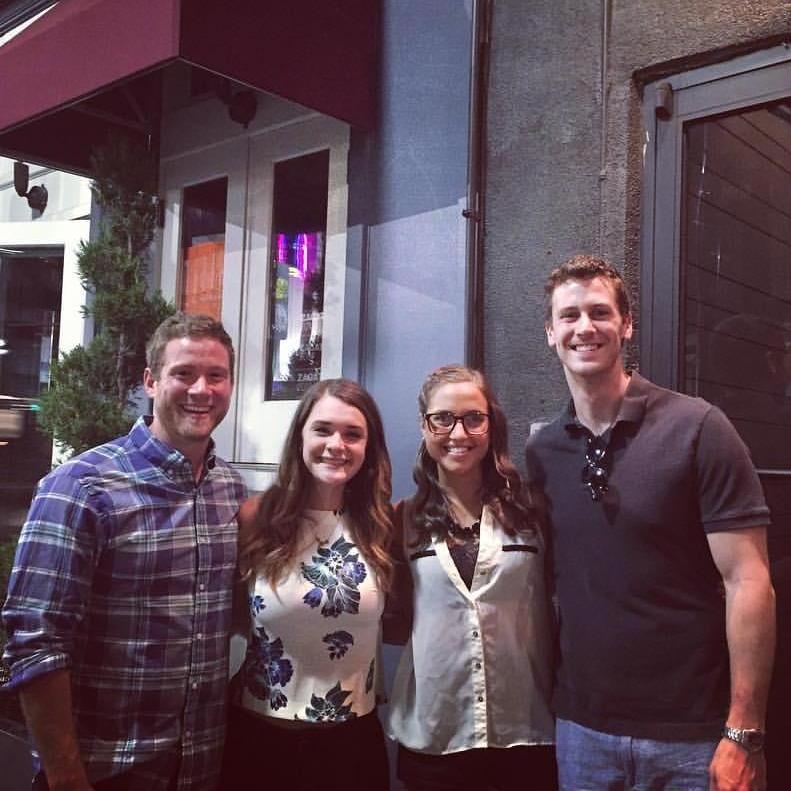 One of our first double-dates