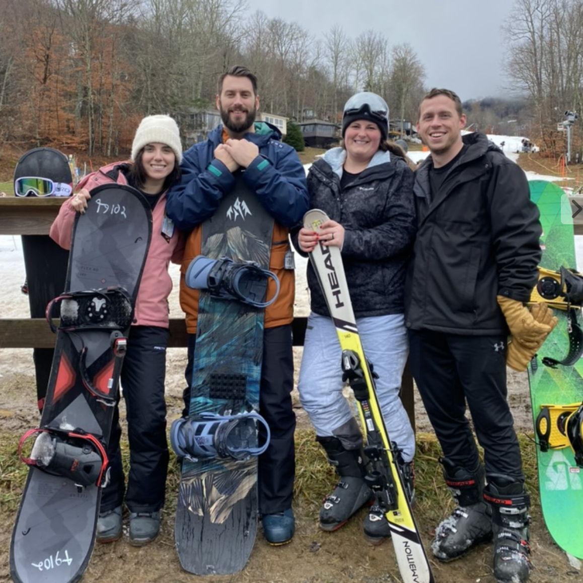 December 18th, 2021: Caila's first time snowboarding