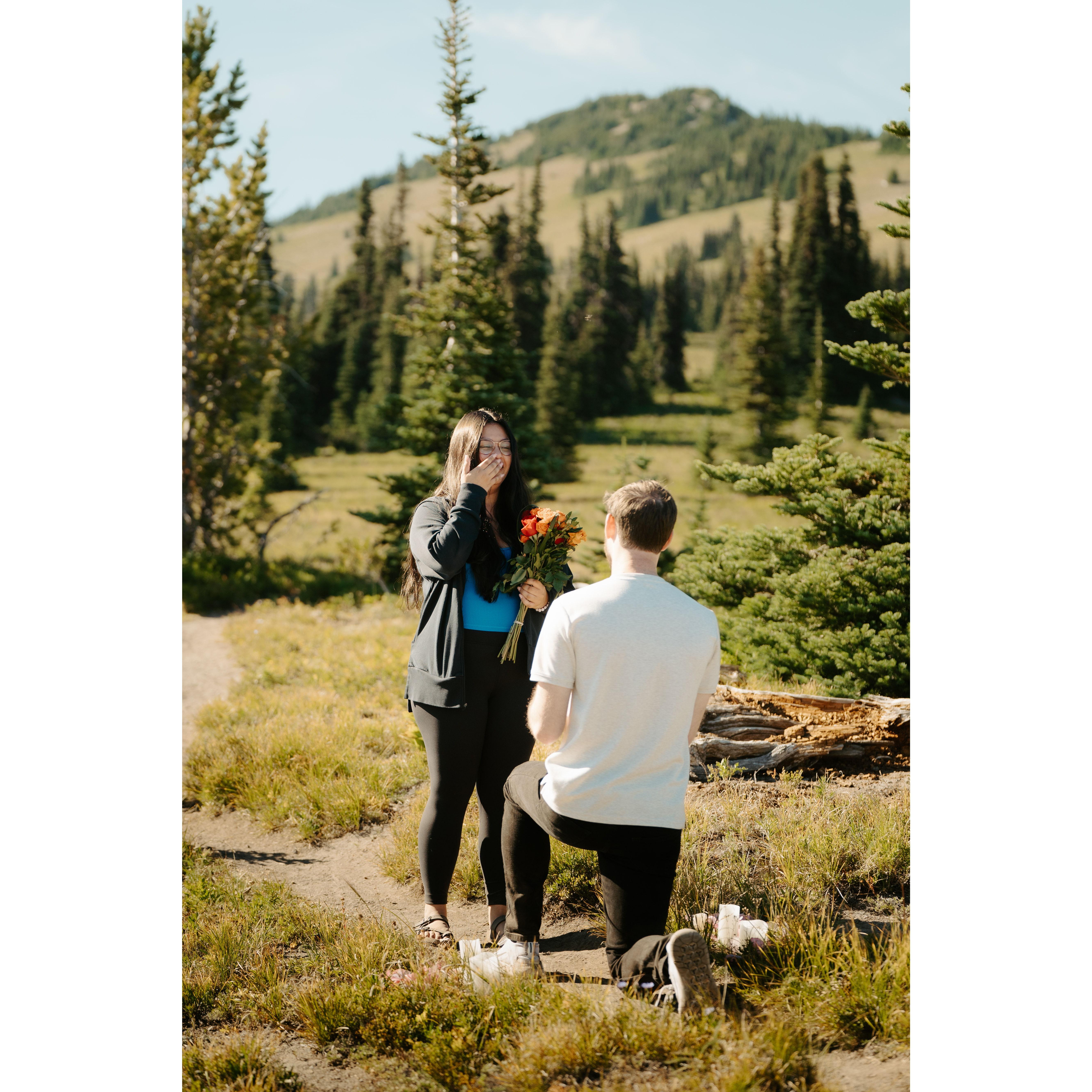 The day he proposed!!