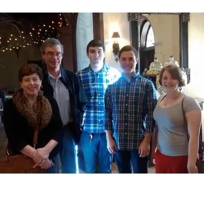 This picture was from one of our trips to a local winery with Charle's parents.
