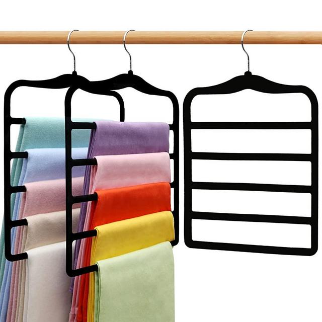 Kids Velvet Hangers, VIS'V 11 Inch Gray Non-Slip Baby Clothes