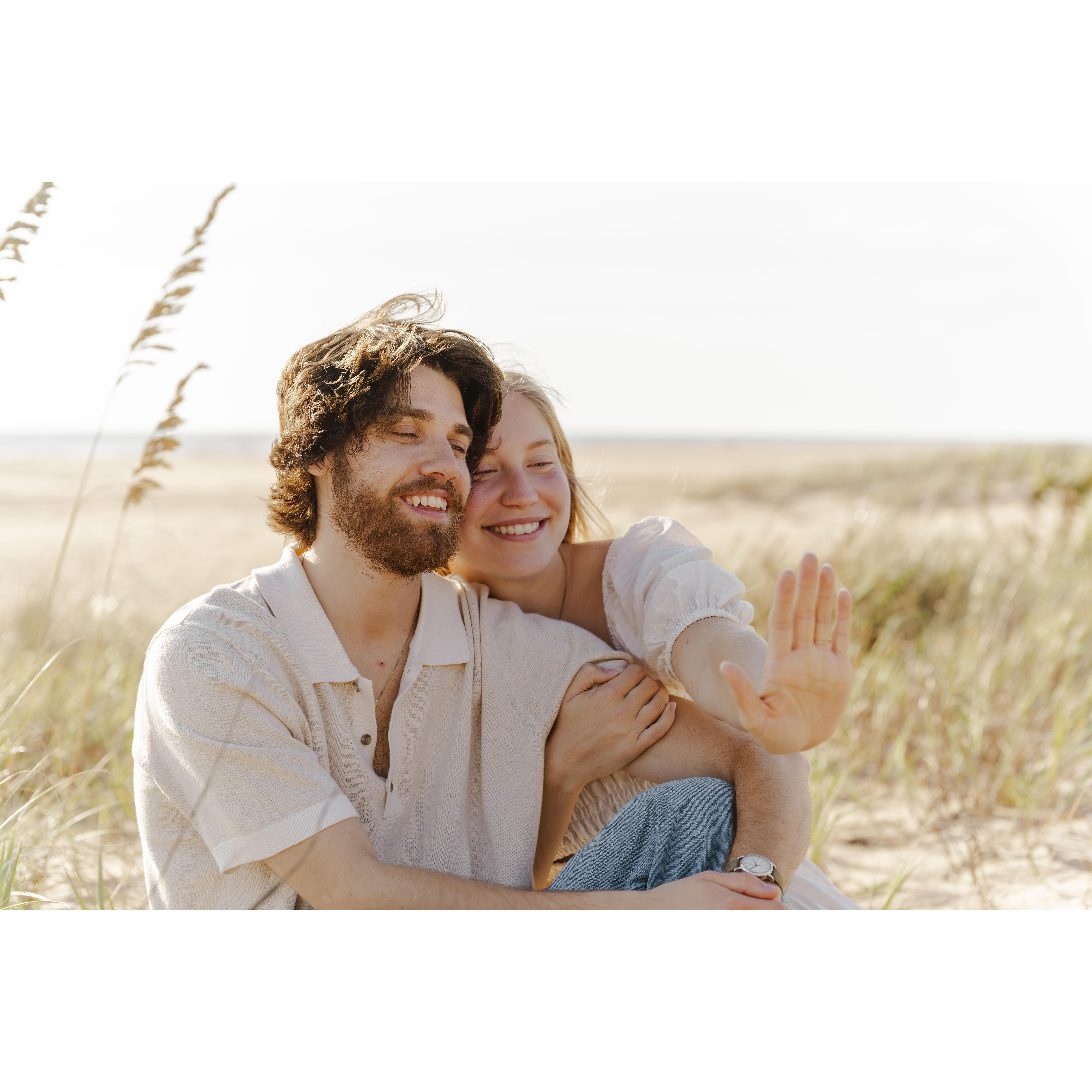 Admiring the ring Matthew made through a local Michigan jeweler.