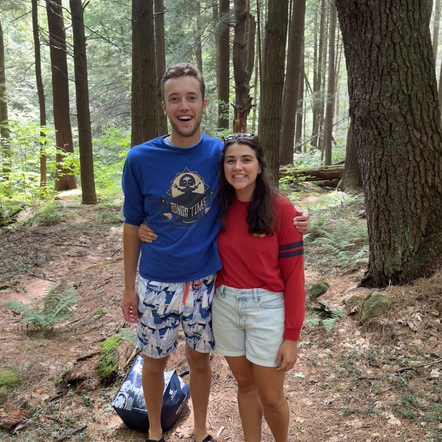 Sarah visited Gus in Massachusetts the summer before junior year