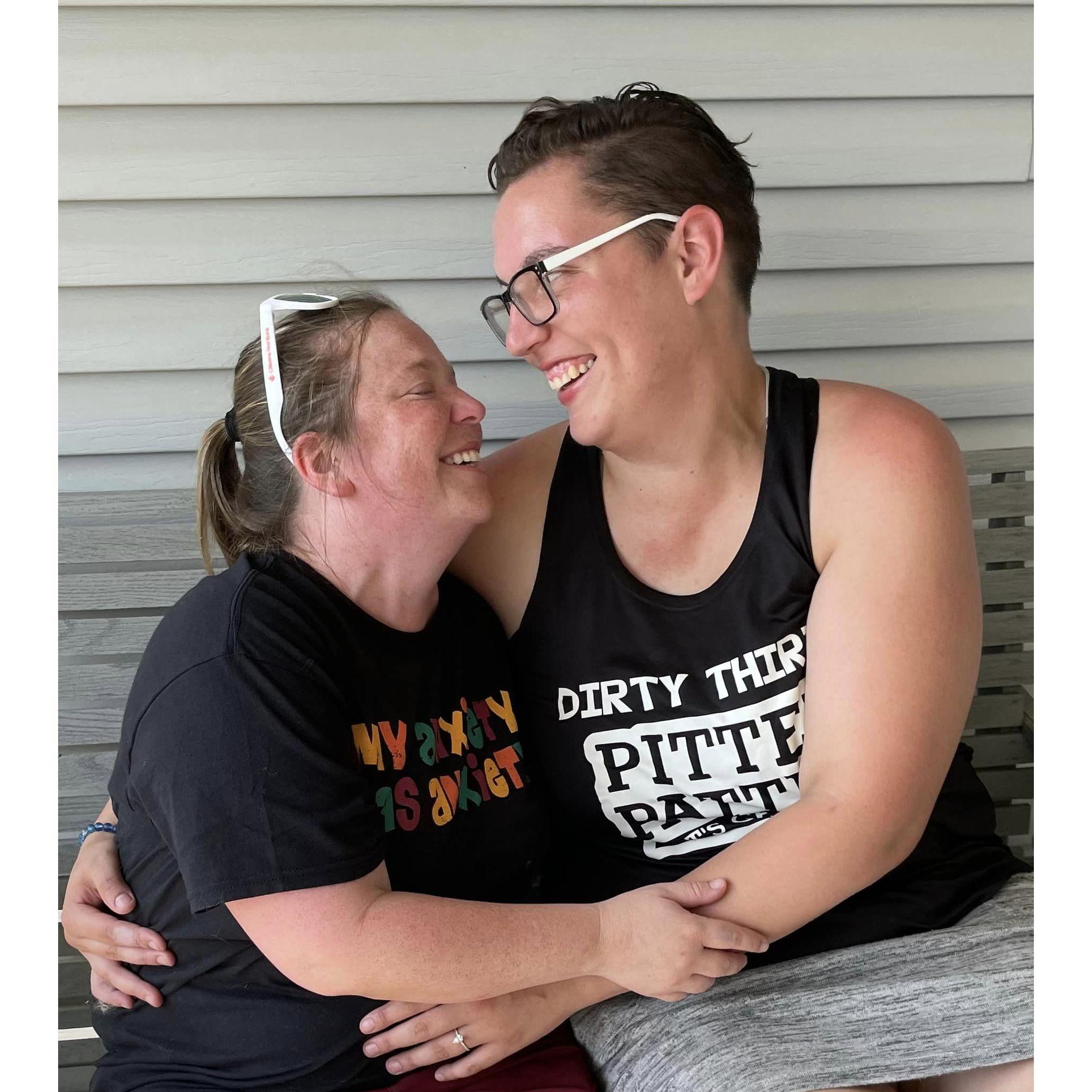 We always find a way to make each other laugh