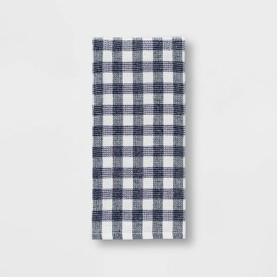 Check Dual Sided Terry Towel Blue - Threshold&#8482;