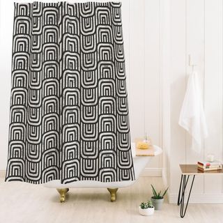 Little Arrow Design Co Square Scallop Shower Curtain