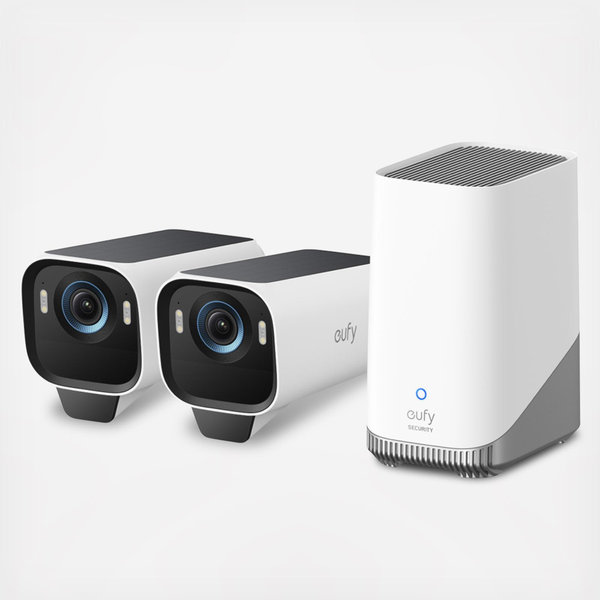 Eufy, Cam S3 Pro 4K 2-Cam Kit + HomeBase 3 | Zola