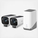 Eufy, Cam S3 Pro 4K 2-Cam Kit + HomeBase 3 | Zola