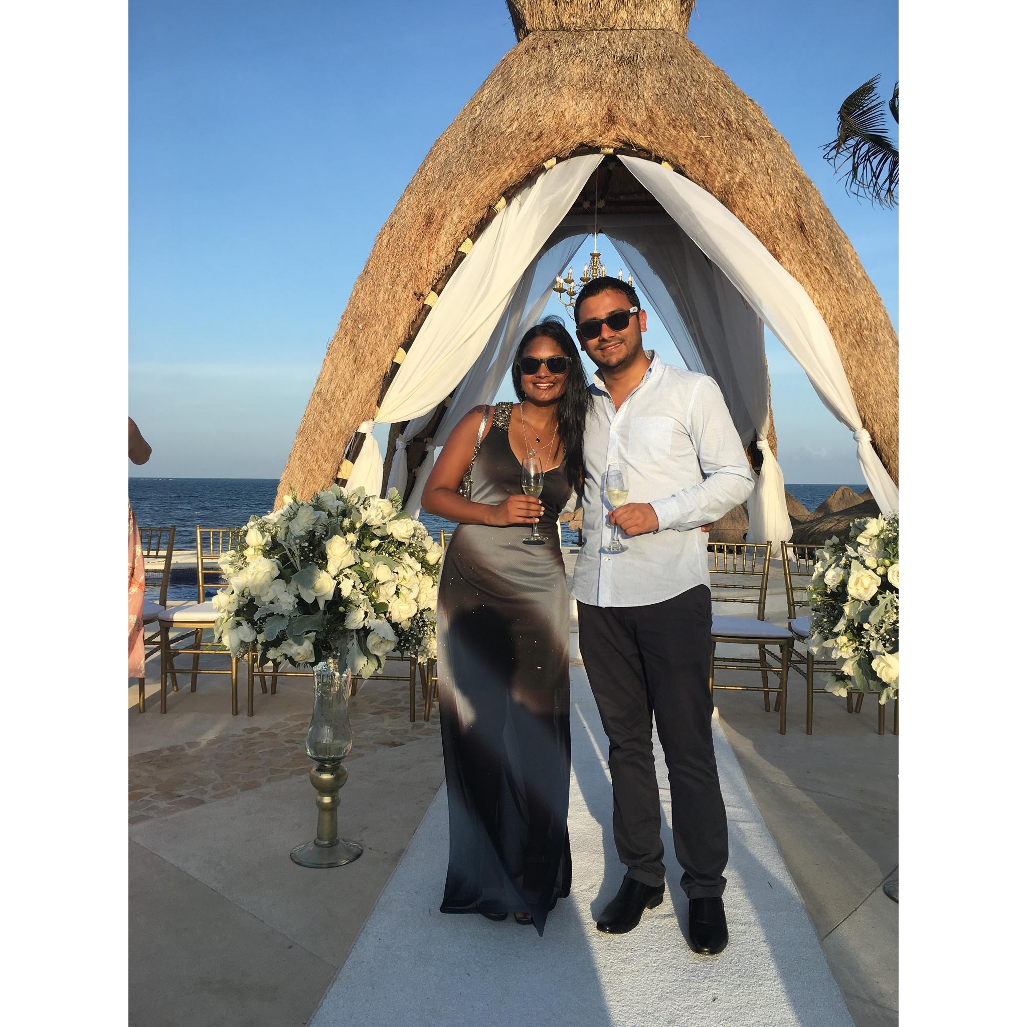 In Mexico for a coworker's wedding