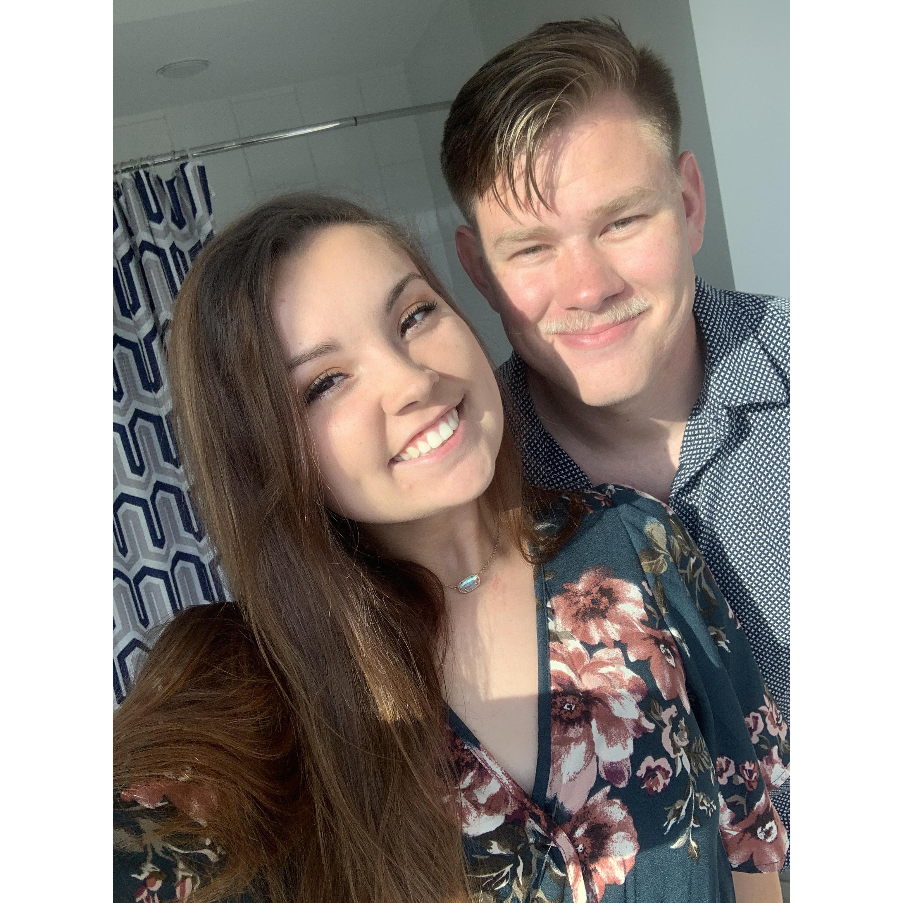 We celebrated our anniversary in Charlotte, NC.