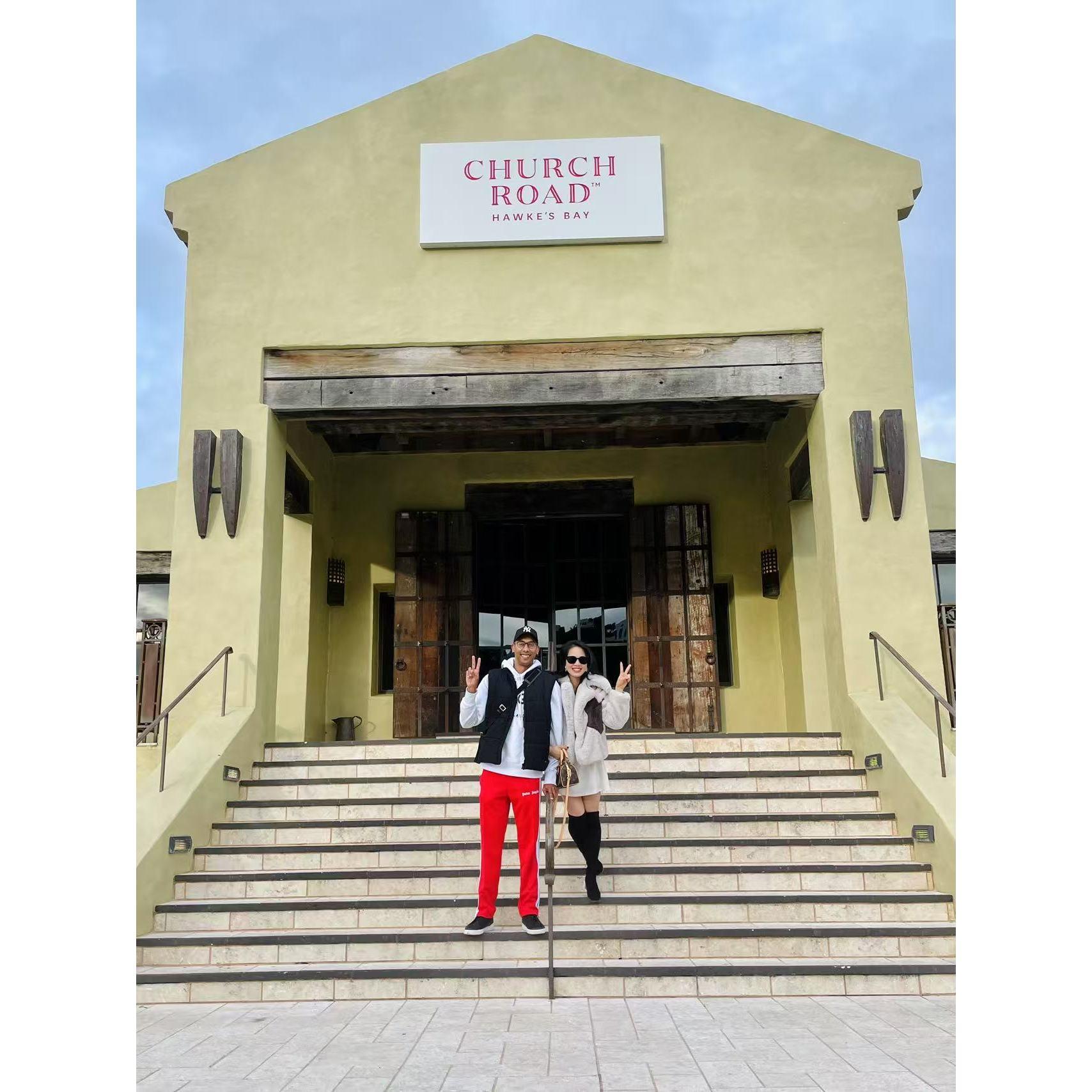 “Savoring love, laughter, and a perfect drop at Church Road Winery 🍷” A day to remember in every way.