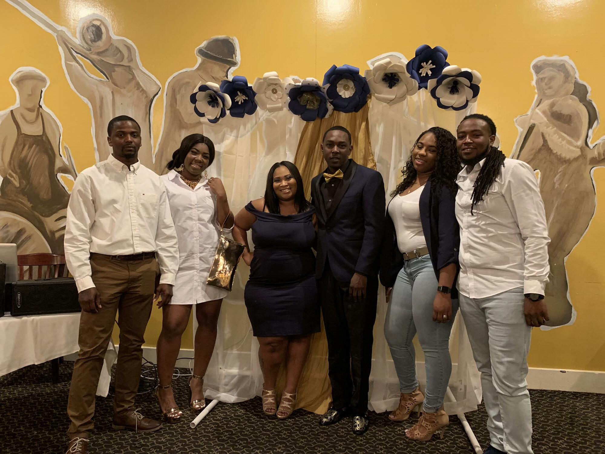 2 best men & bridesmaid