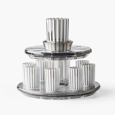 Silver Kiddish Fountain Set (purchased in Israel)