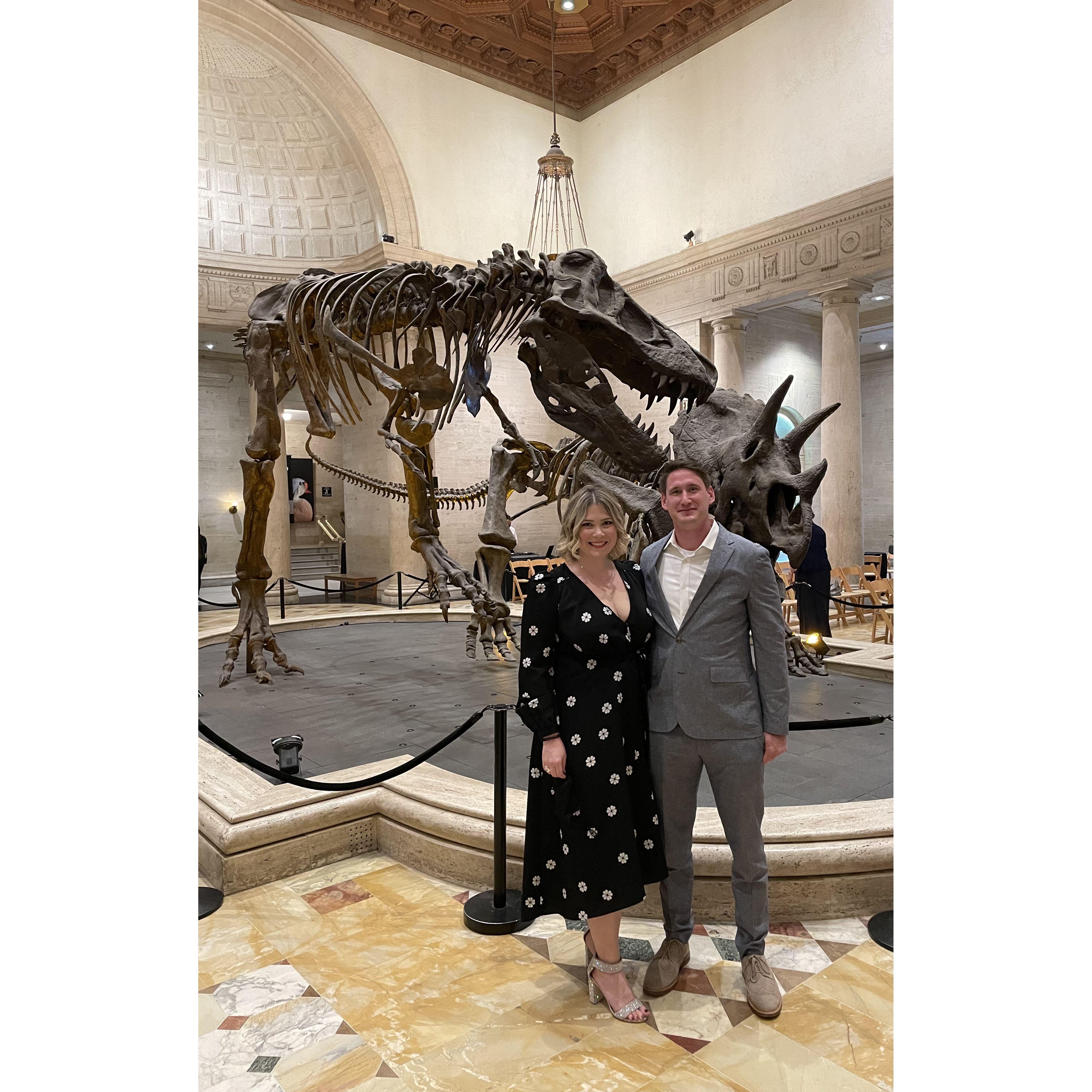 Our friend's wedding at the Natural History Museum in Los Angeles