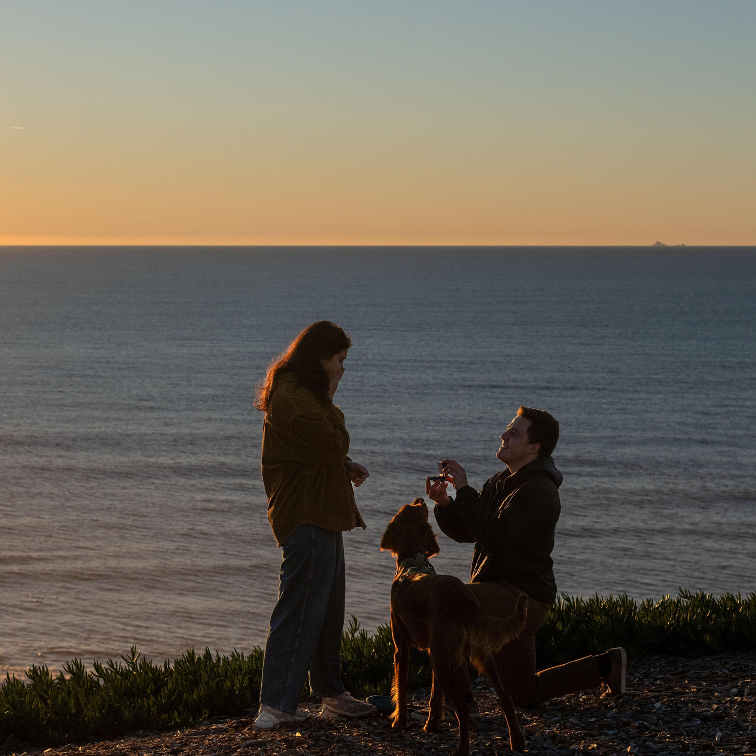 The moment Eric proposed!