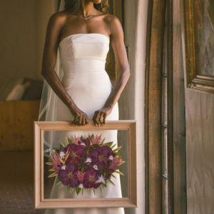 Pressed Floral Preserved Wedding Bouquet
