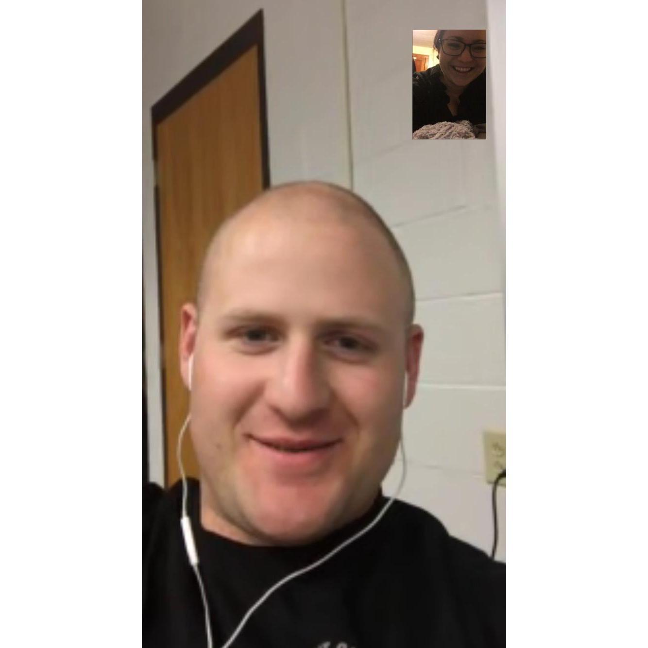 Police Academy FaceTimes...we had 5 minutes to talk about our whole week