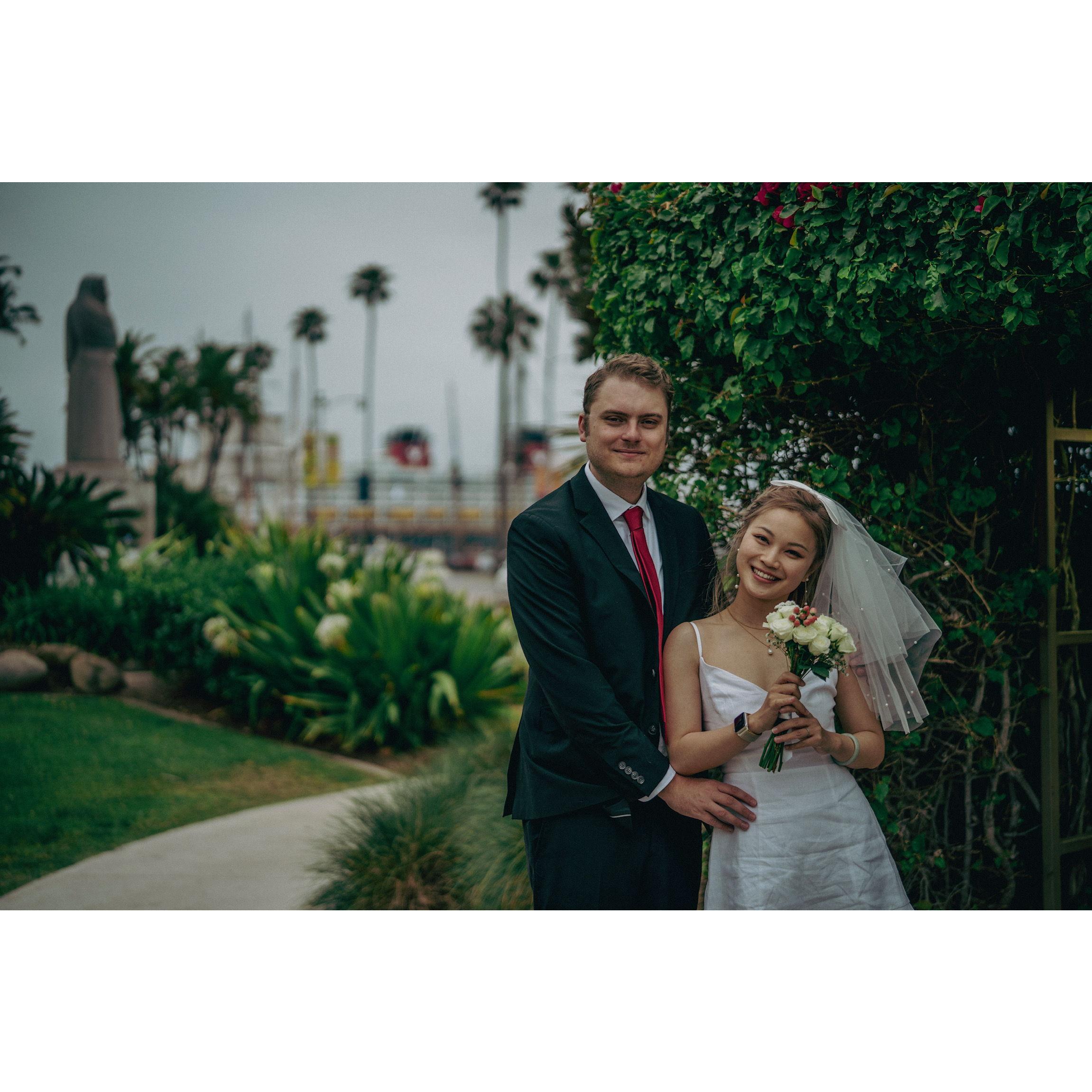 We enjoyed our civil ceremony downtown, but we're even more excited to have our wedding in Chongqing!