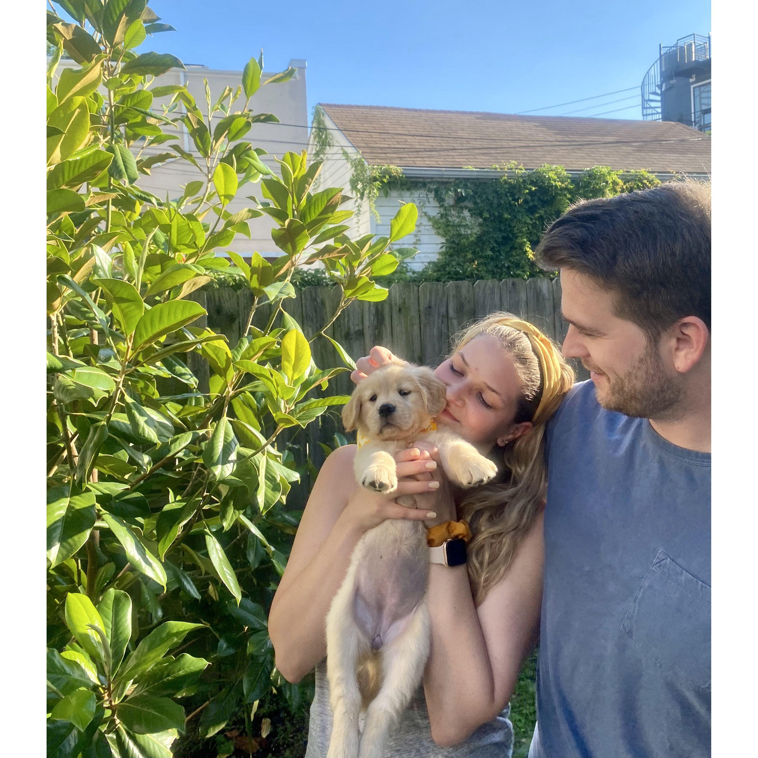 The day we took Sunny home.