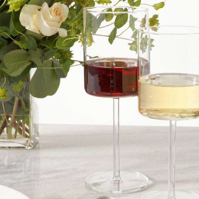 Modo 15 oz. Crystal Red Wine Glass (Set of 4)